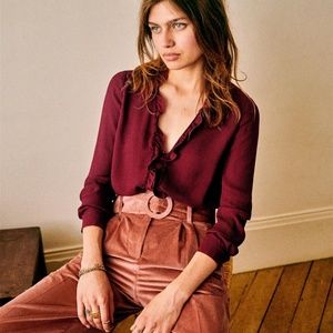 NWOT Sezane Luce Blouse (FR 36 US 4)